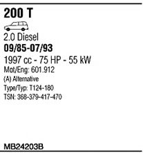 WALKER MB24203B Exhaust System